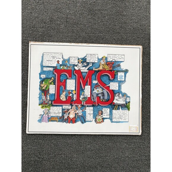 Other - Peter‎ Kuhlman EMS Cartoon Print Art